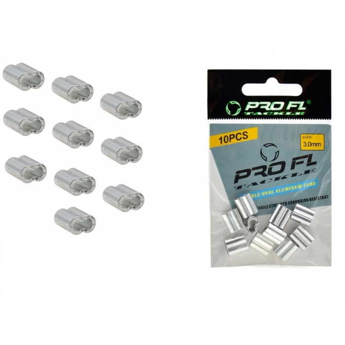 TULEJE ZACISKOWE PODWÓJNE 2,4MM 10X10SZ/OPK